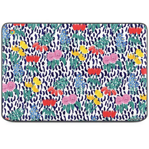 Bouffants and Broken Hearts Bouquets Print HP Chromebook Skin