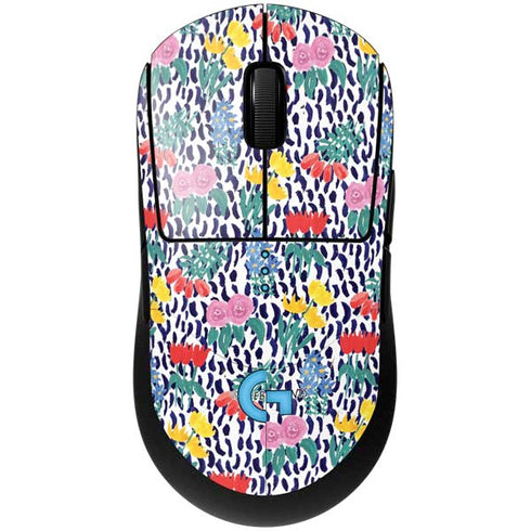 Bouffants and Broken Hearts Bouquets Print G Pro Wireless Gaming Mouse Skin