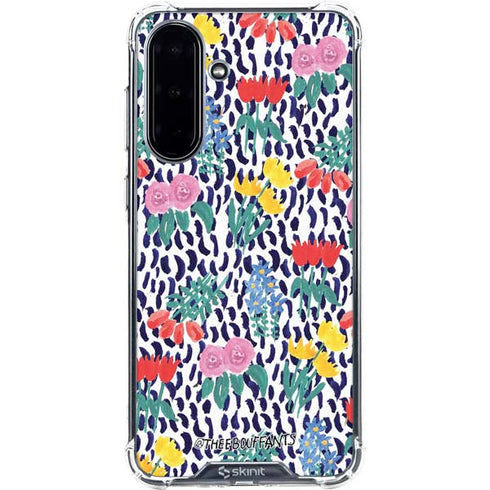 Bouffants and Broken Hearts Bouquets Print Galaxy A36 5G Clear Case