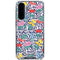 Bouffants and Broken Hearts Bouquets Print Galaxy A36 5G Clear Case