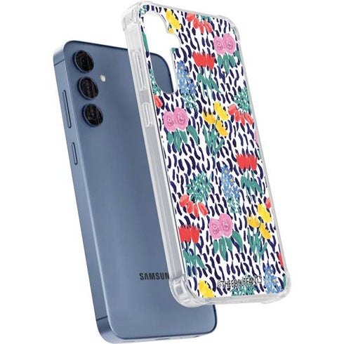 Bouffants and Broken Hearts Bouquets Print Galaxy A55 5G Clear Case