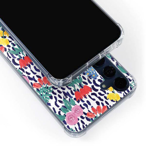 Bouffants and Broken Hearts Bouquets Print Galaxy A55 5G Clear Case