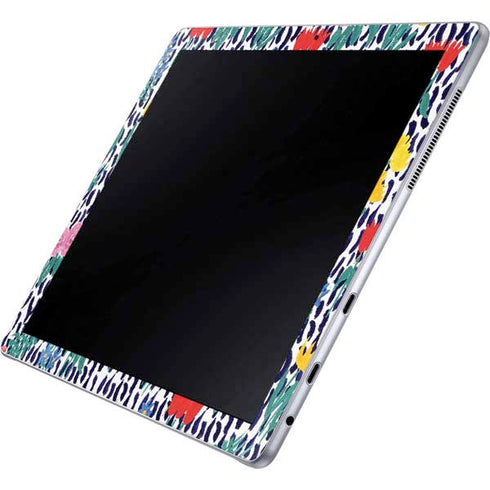 Bouffants and Broken Hearts Bouquets Print Galaxy Book 12in Skin