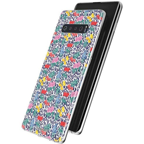 Bouffants and Broken Hearts Bouquets Print Galaxy S10 Plus Skin