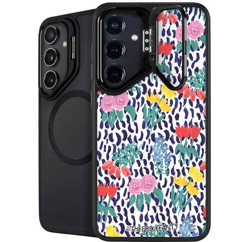 Bouffants and Broken Hearts Bouquets Print Galaxy S25 Plus Kickstand Case