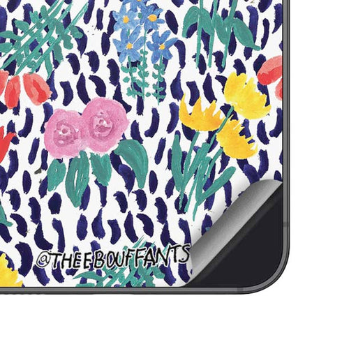 Bouffants and Broken Hearts Bouquets Print Galaxy S25 Plus Skin