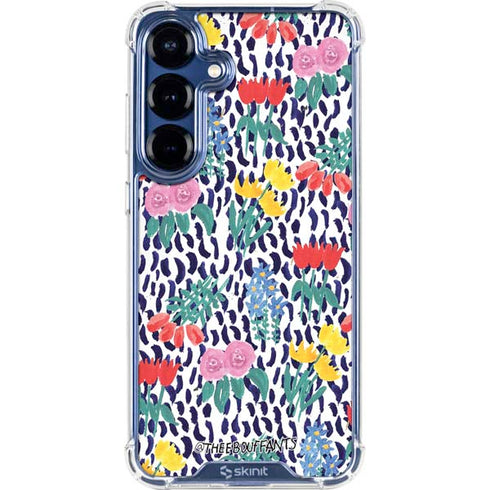 Bouffants and Broken Hearts Bouquets Print Galaxy S25 Clear Case