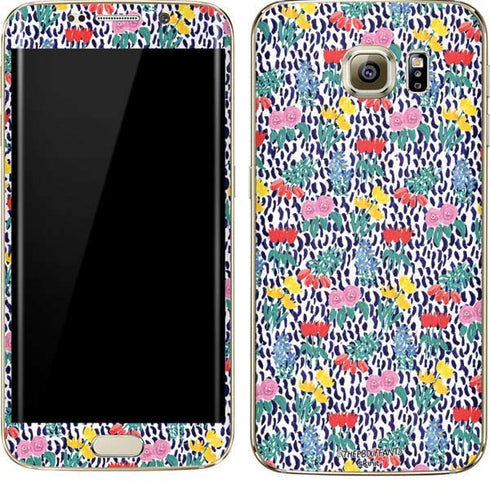 Bouffants and Broken Hearts Bouquets Print Galaxy S7 Edge Skin