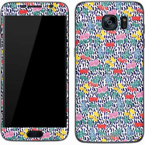Bouffants and Broken Hearts Bouquets Print Galaxy S7 Skin