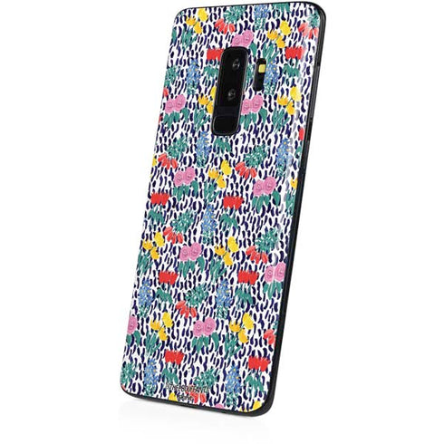 Bouffants and Broken Hearts Bouquets Print Galaxy S9 Plus Skin