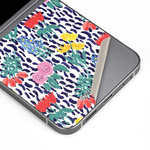 Bouffants and Broken Hearts Bouquets Print Galaxy Z Flip6 Skin