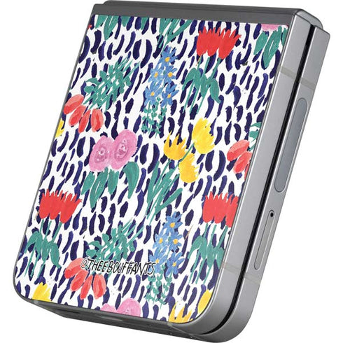 Bouffants and Broken Hearts Bouquets Print Galaxy Z Flip6 Skin