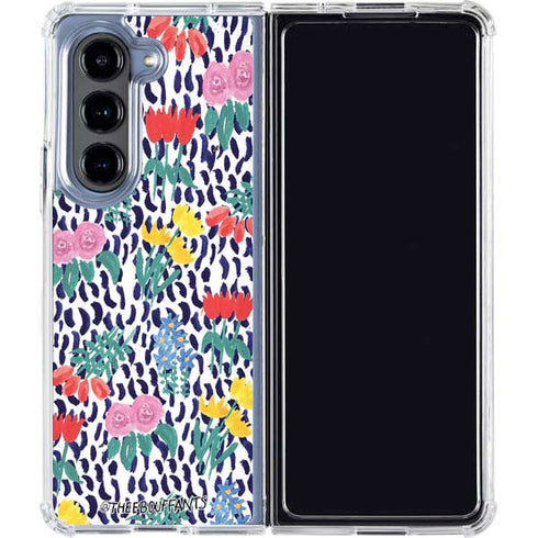 Bouffants and Broken Hearts Bouquets Print Galaxy Z Fold5 5G Clear Case