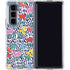 Bouffants and Broken Hearts Bouquets Print Galaxy Z Fold5 5G Clear Case