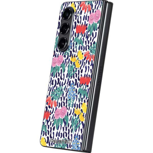 Bouffants and Broken Hearts Bouquets Print Galaxy Z Fold5 5G Skin
