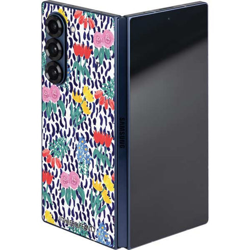 Bouffants and Broken Hearts Bouquets Print Galaxy Z Fold6 Skin
