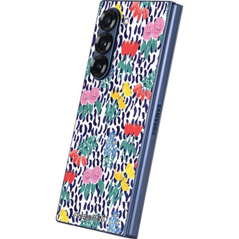 Bouffants and Broken Hearts Bouquets Print Galaxy Z Fold6 Skin