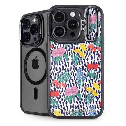 Bouffants and Broken Hearts Bouquets Print iPhone 14 Pro Max Kickstand Case