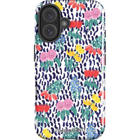 Bouffants and Broken Hearts Bouquets Print iPhone 16 Plus Impact Case