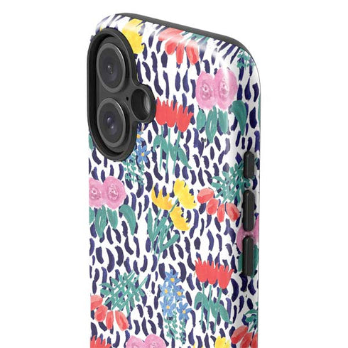 Bouffants and Broken Hearts Bouquets Print iPhone 16 Plus Impact Case