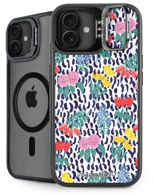 Bouffants and Broken Hearts Bouquets Print iPhone 16 Plus Kickstand Case