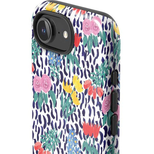 Bouffants and Broken Hearts Bouquets Print iPhone 16e Impact Case
