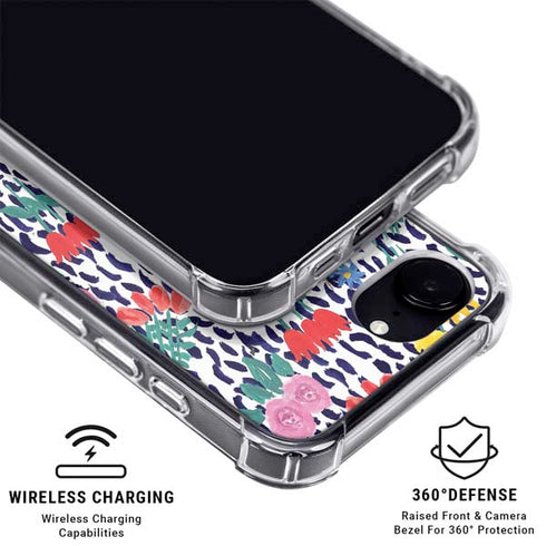 Bouffants and Broken Hearts Bouquets Print iPhone 16e MagSafe Case