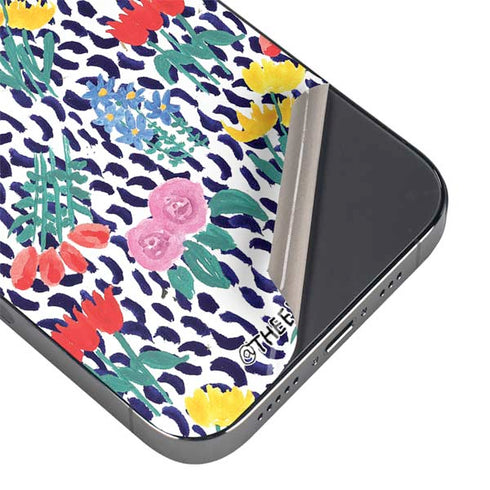 Bouffants and Broken Hearts Bouquets Print iPhone 16e Skin