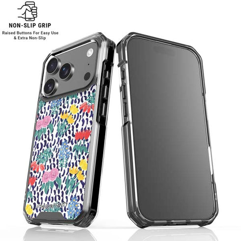 Bouffants and Broken Hearts Bouquets Print iPhone 18 Pro Clear Case