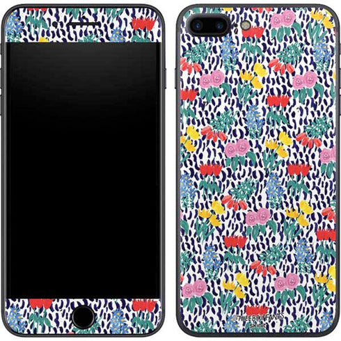 Bouffants and Broken Hearts Bouquets Print iPhone 8 Plus Skin