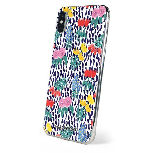 Bouffants and Broken Hearts Bouquets Print iPhone XS Skin