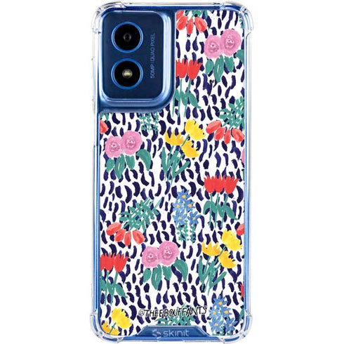 Bouffants and Broken Hearts Bouquets Print Moto G 5G (2024) Clear Case