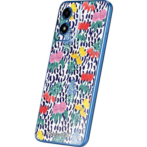 Bouffants and Broken Hearts Bouquets Print Moto G Play 4G (2024) Skin