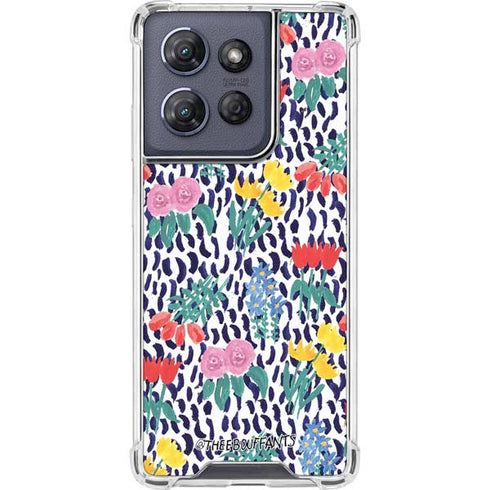 Bouffants and Broken Hearts Bouquets Print Moto G Play 5G (2025) Clear Case
