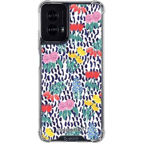 Bouffants and Broken Hearts Bouquets Print Moto G Power 5G (2024) Clear Case