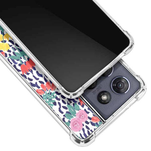 Bouffants and Broken Hearts Bouquets Print Moto G Power 5G (2025) Clear Case