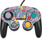 Bouffants and Broken Hearts Bouquets Print Nintendo GameCube Controller Skin