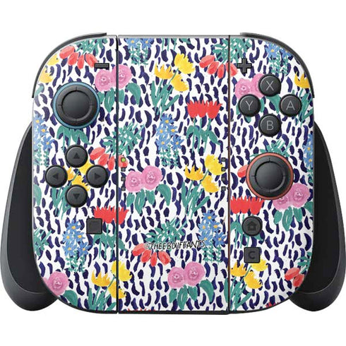 Bouffants and Broken Hearts Bouquets Print Nintendo Skins