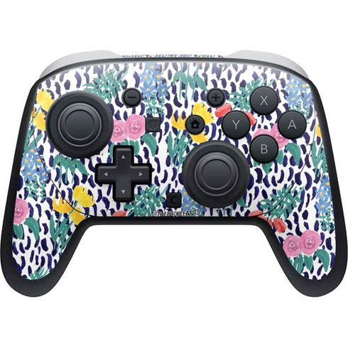 Bouffants and Broken Hearts Bouquets Print Nintendo Switch 2 (2025) Pro Controller Skin