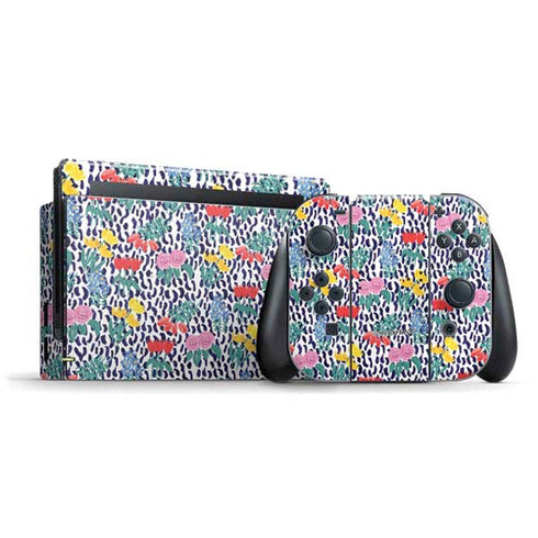Bouffants and Broken Hearts Bouquets Print Nintendo Skins