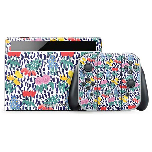 Bouffants and Broken Hearts Bouquets Print Nintendo Skins