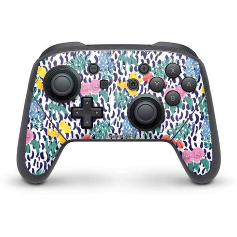 Bouffants and Broken Hearts Bouquets Print Nintendo Skins