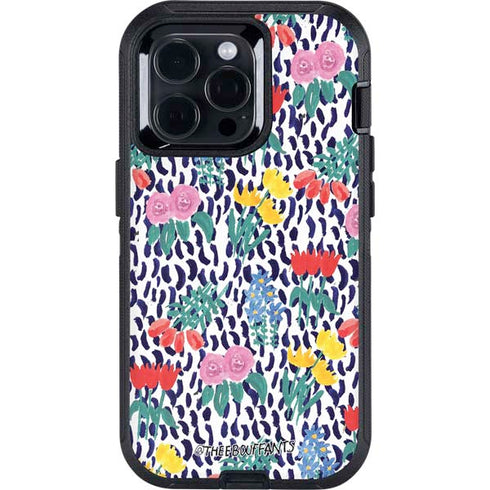 Bouffants and Broken Hearts Bouquets Print Otterbox Defender iPhone Skin