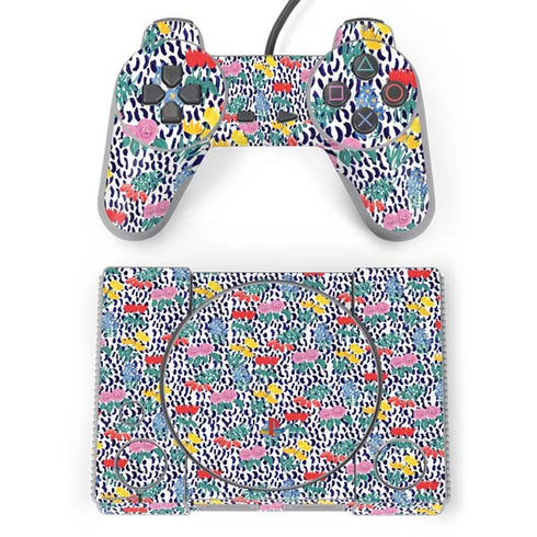 Bouffants and Broken Hearts Bouquets Print PlayStation Classic Bundle Skin