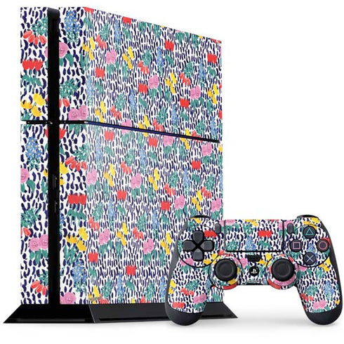 Bouffants and Broken Hearts Bouquets Print PlayStation PS4 Skins