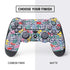 Bouffants and Broken Hearts Bouquets Print PS4 Controller Skin