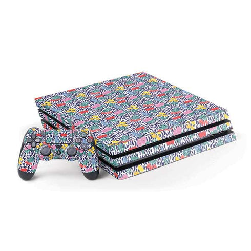 Bouffants and Broken Hearts Bouquets Print PlayStation PS4 Skins