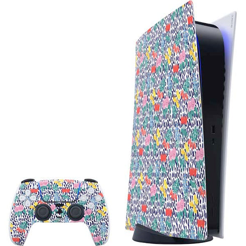 Bouffants and Broken Hearts Bouquets Print PlayStation PS5 Skins