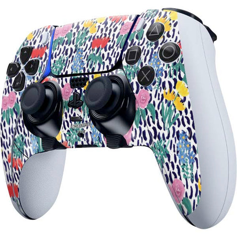 Bouffants and Broken Hearts Bouquets Print PS5 DualSense Edge Pro Controller Skin