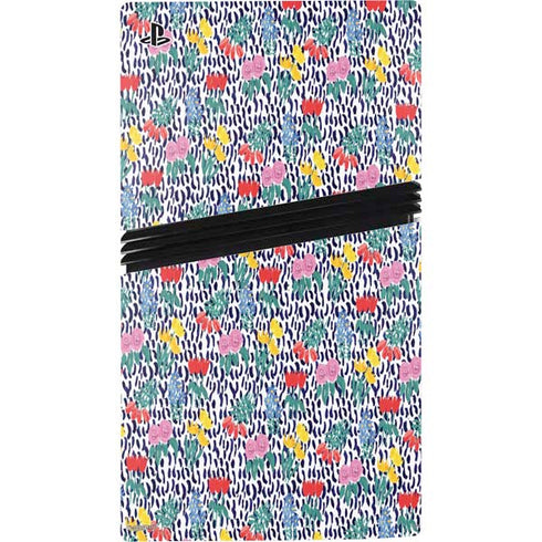 Bouffants and Broken Hearts Bouquets Print PS5 Pro Bundle Skin